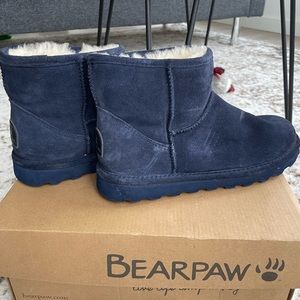 Short Blue Bearpaw Boots